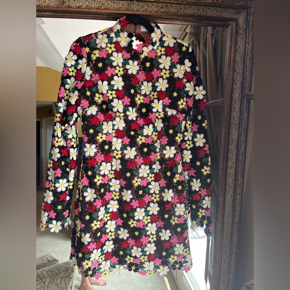 Elliatt long sleeve floral print dress